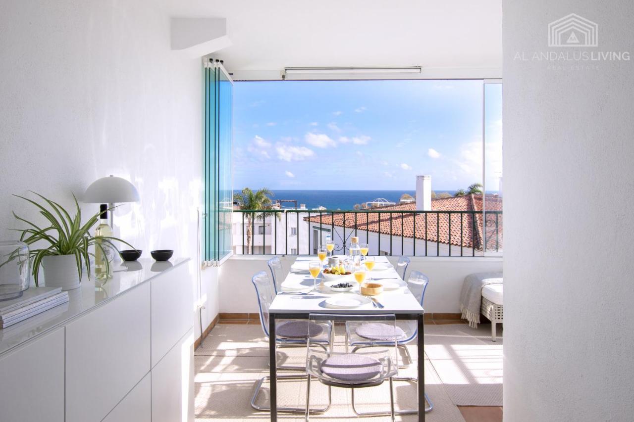 Scandinavian Style Apartment With Amazing Sea Views And South West Facing Sunny Terrace In Miraflores Walking Distance To The Beach! مالقة المظهر الخارجي الصورة