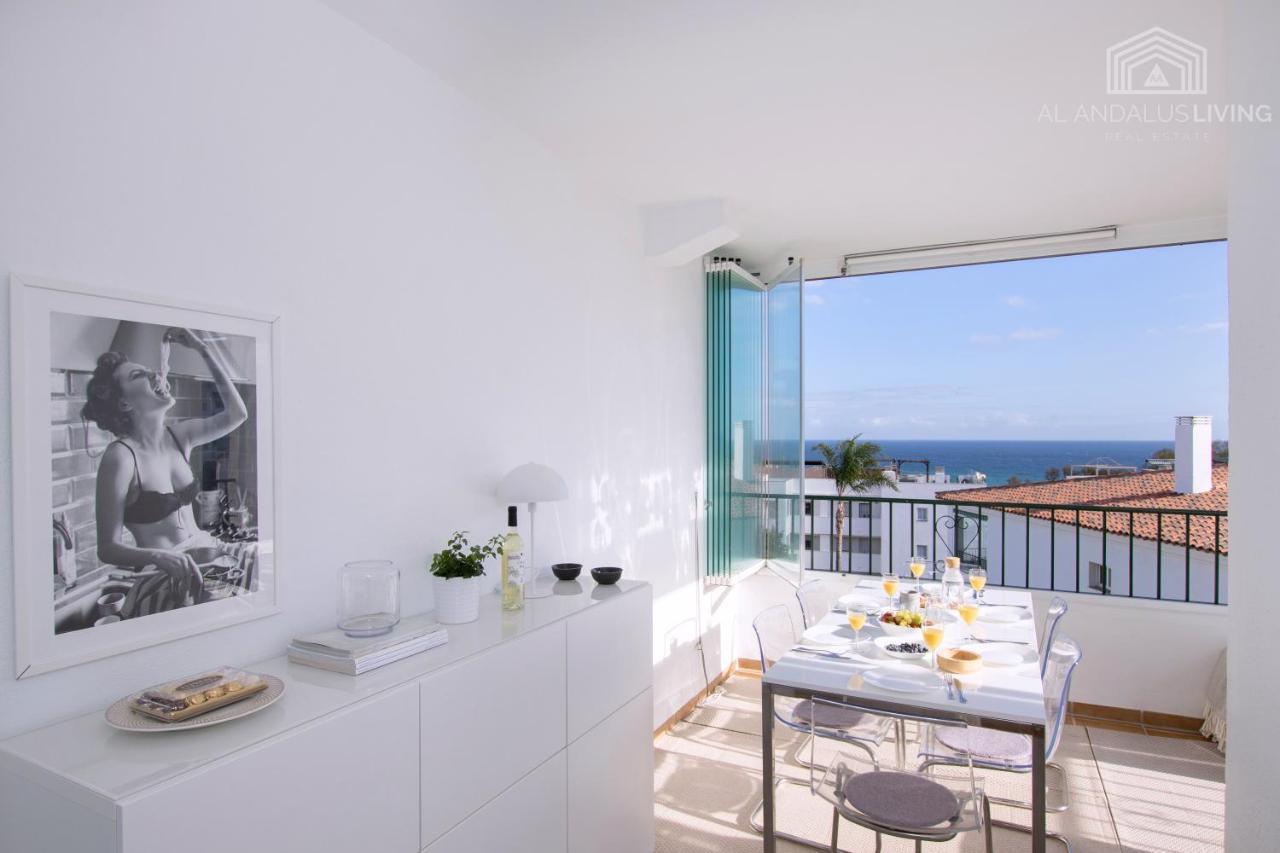 Scandinavian Style Apartment With Amazing Sea Views And South West Facing Sunny Terrace In Miraflores Walking Distance To The Beach! مالقة المظهر الخارجي الصورة